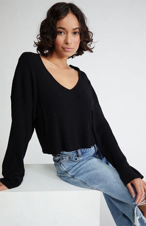 Easy V-Neck Sweater image number 1