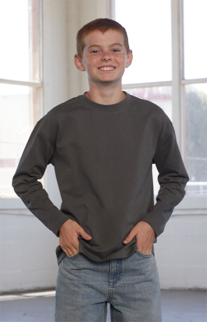 Pacsun Kids Brown Long Sleeve T-Shirt