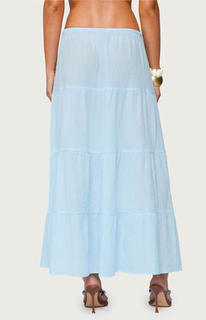 Kaila Cotton Tiered Maxi Skirt image number 3