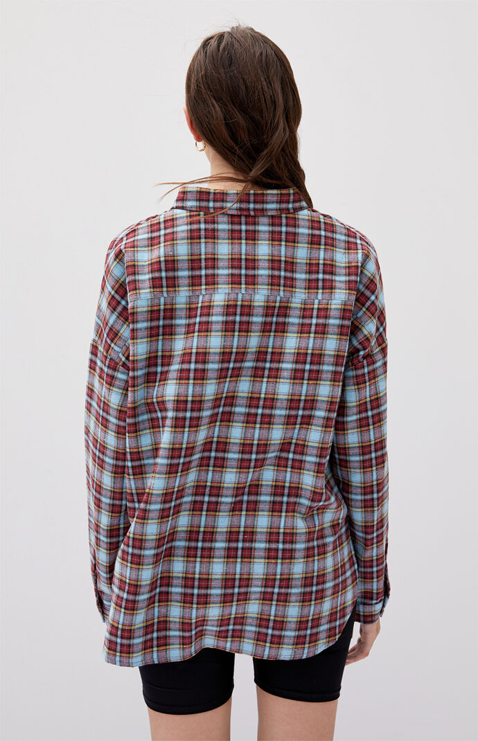 Oversized Boyfriend Flannel Shirt
