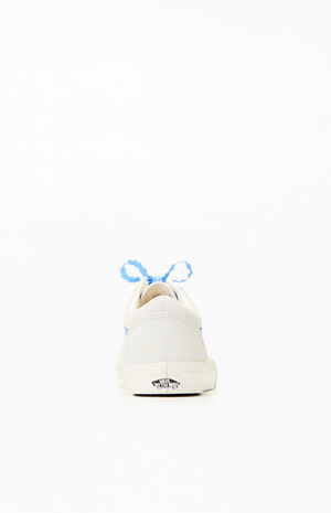 Kids Blue & White Old Skool Shoes image number 3