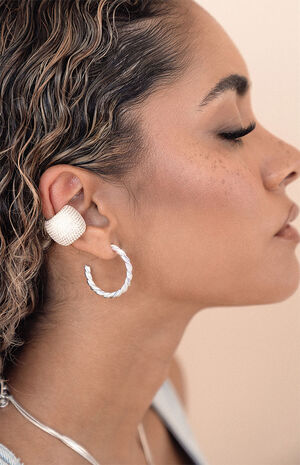 Crystal Statement Chunky Ear Cuff image number 2