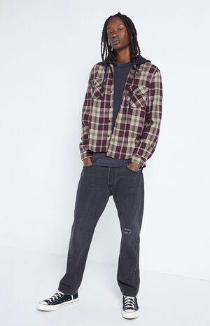Mellen Hooded Flannel Shirt image number 4