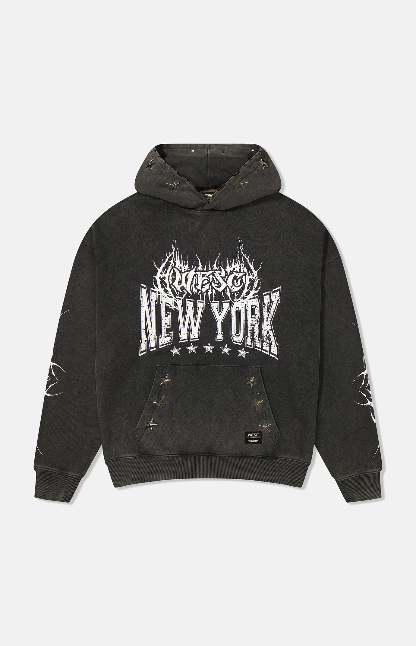 WeSC Black Wash Gothic Hoodie