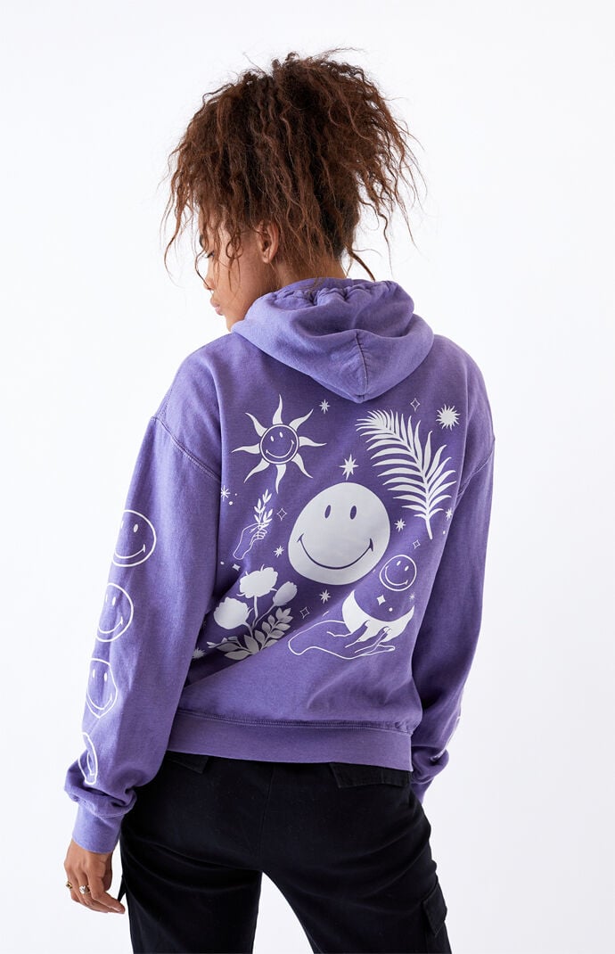 x smiley face hoodie