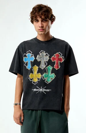 Cross State Cropped T-Shirt image number 1