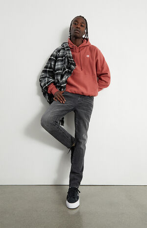 Black Wash Skinny Jeans image number 1