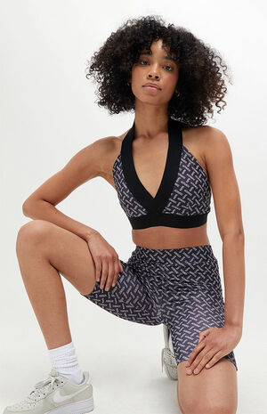 Black Authentic Thanos Halter Top image number 1