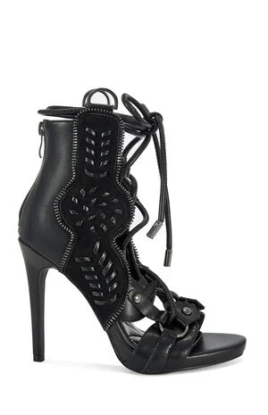 Women's Shainia Black Gladiator Sandals image number 1