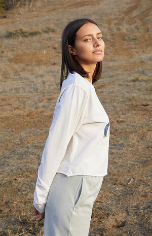 Cream Presley Yosemite Long Sleeve T-Shirt image number 3