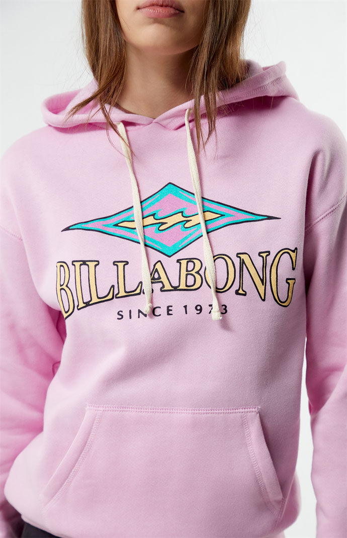 Pink billabong sales hoodie