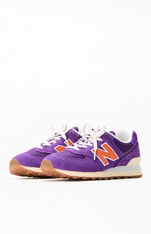 Women's Purple 574 Sneakers image number 2