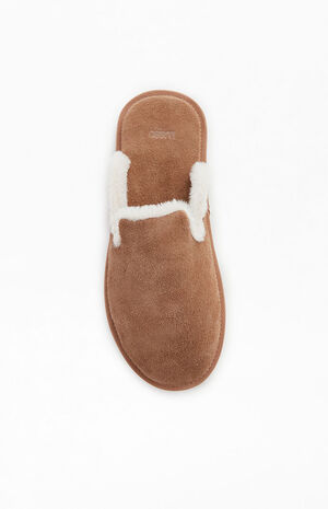 Tan Draper Suede Slippers image number 5