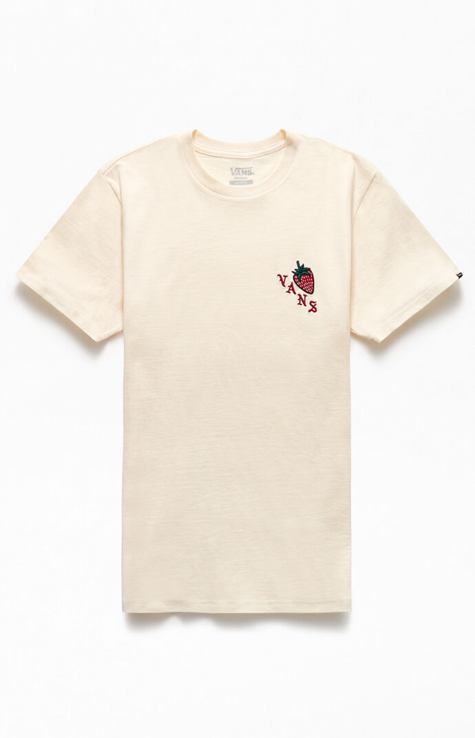 strawberry pink vans shirt