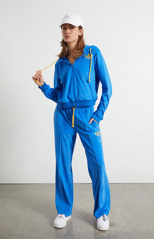 adidas Eco Adicolor Now Velour Up Hoodie |