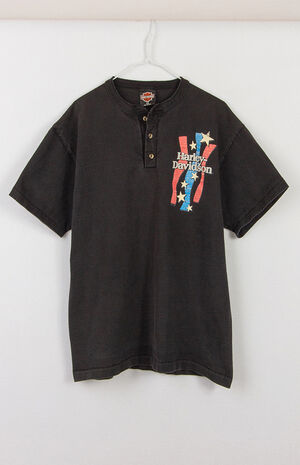 Upcycled Kenosha Harley T-Shirt image number 1