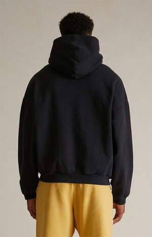 Black Heavy Fleece Hoodie image number 4
