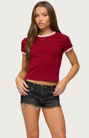 Opaline Contrast T-Shirt image number 1