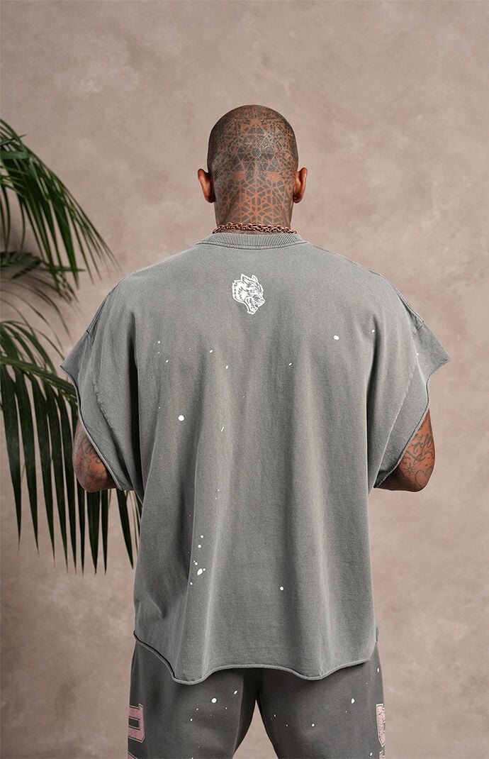DARC SPORT ATHLETICS N.R.G. Grunge Cutoff Oversized T-Shirt | Pacsun