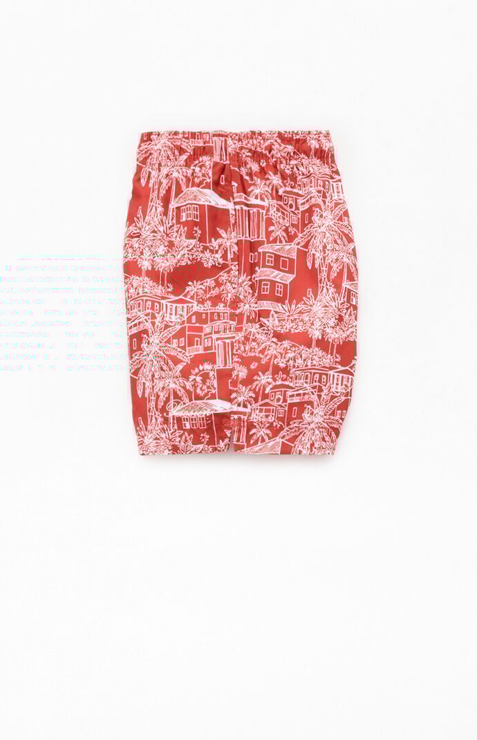 Pacsun Tropical Villa 4" Swim Trunks