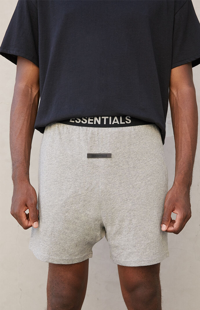 Essentials Fear Of God Heather Oatmeal Lounge Shorts PacSun
