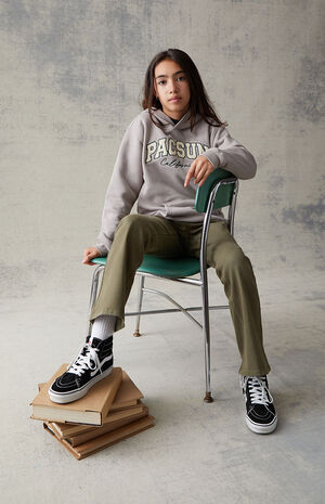 Gray Basic Hoodie image number 4