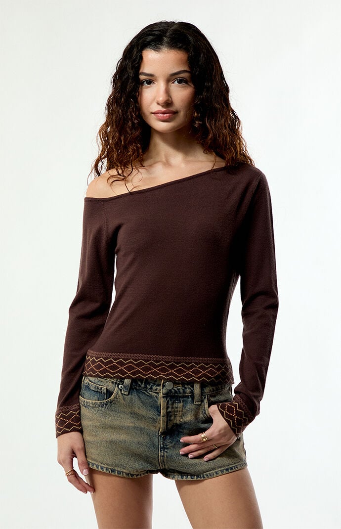 Your Favorite Clarity Off-The-Shoulder Sweater