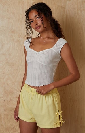 Linen Tie Shorts