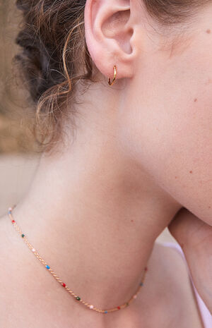 Mini Hoop Earrings image number 1