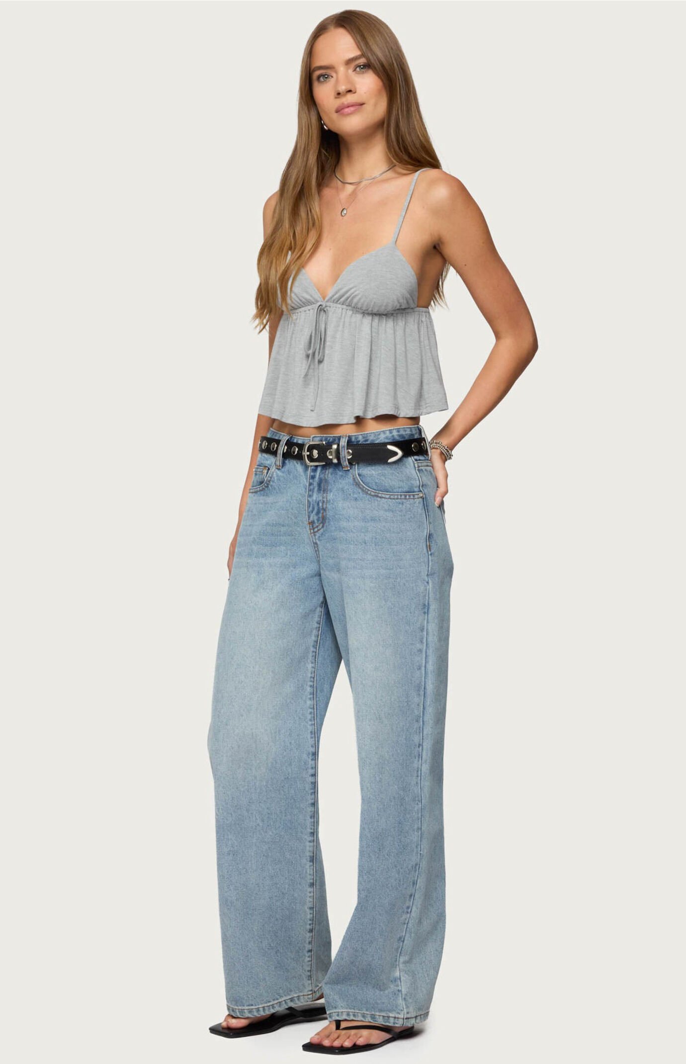 Edikted Sunrise Babydoll Tank Top