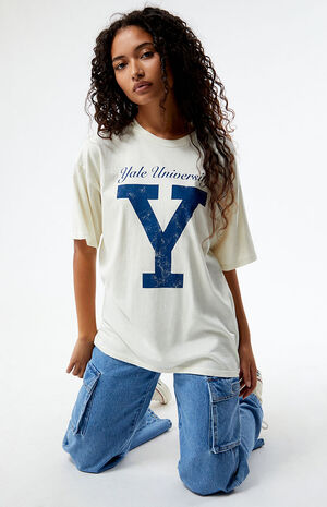 Cursive Overlay Oversized T-Shirt image number 4