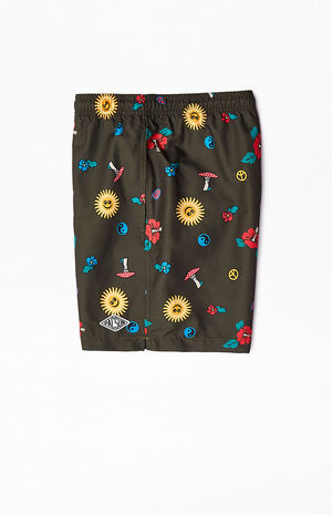 Recycled Fun Town 17" Swim Trunks image number 3