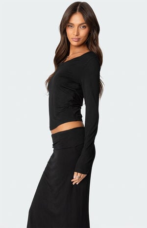 Johanna Cowl Neck Top image number 4