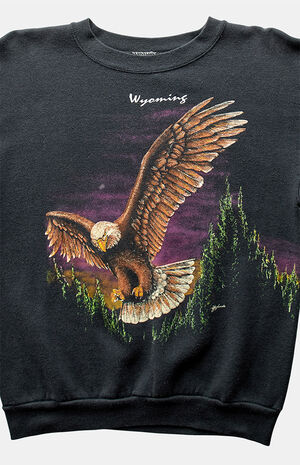 90s Wyoming Eagle Crew Neck Sweatshirt image number 2