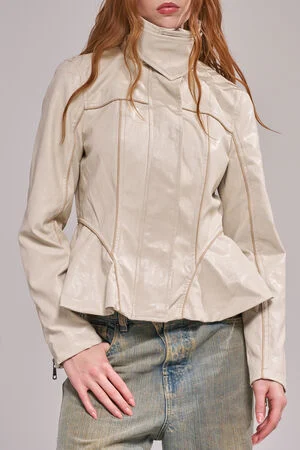 Ally Bone Moto Jacket image number 1