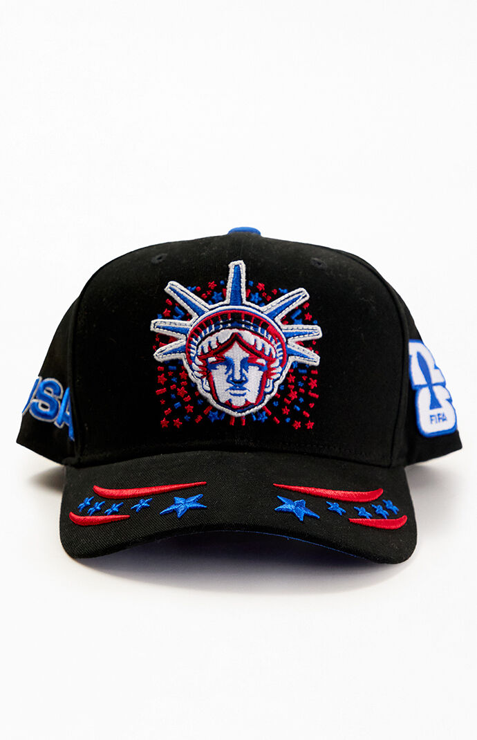 FIFA Embroidered Lady Liberty Snapback Hat