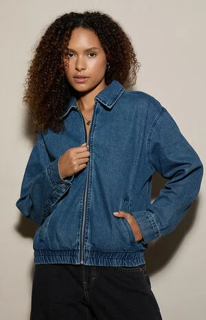 Cinched Jean Jacket image number 1