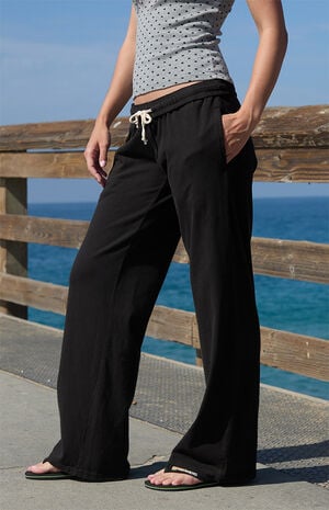 Black Anastasia Baggy Sweatpants image number 3