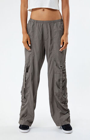 Ruched Low Rise Pull-On Pants image number 2