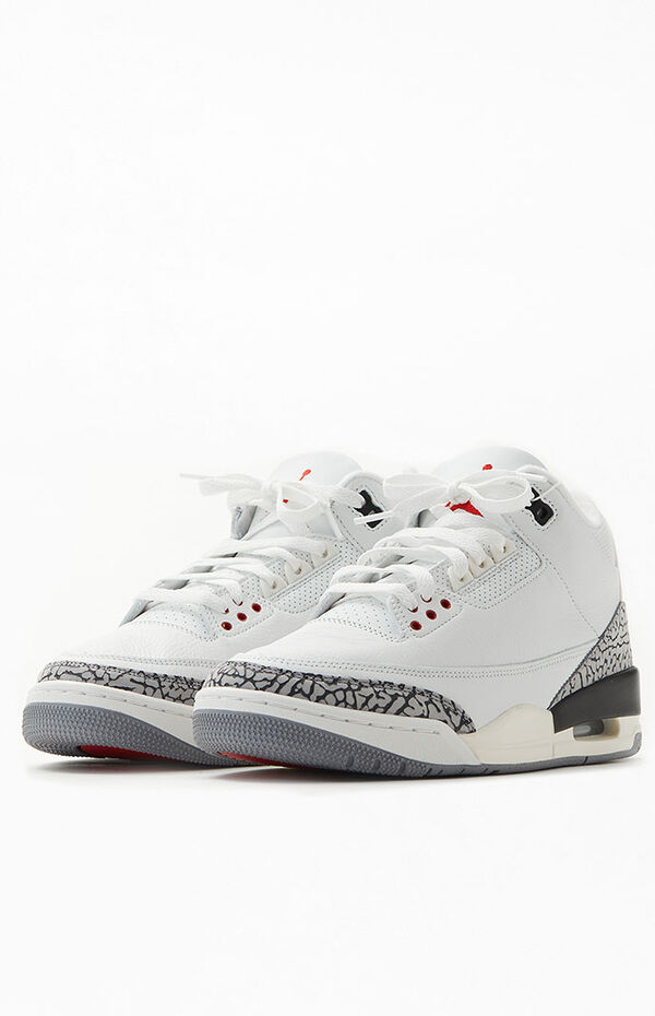 Air Jordan 3 Retro White Cement Reimagined Shoes | Pacsun display picture 3