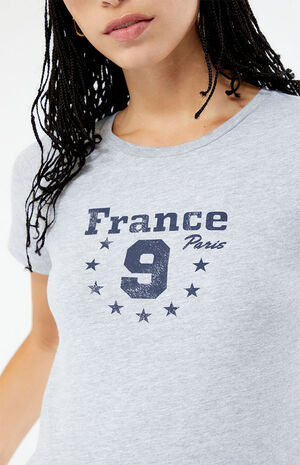 Paris France Star Skimmer T-Shirt image number 3