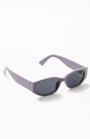 By PacSun Purple Plastic Icon Sunglasses image number 1