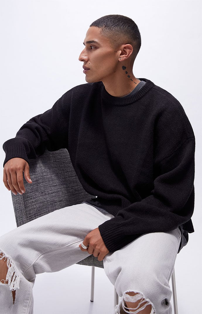 Distressed hotsell crew neck