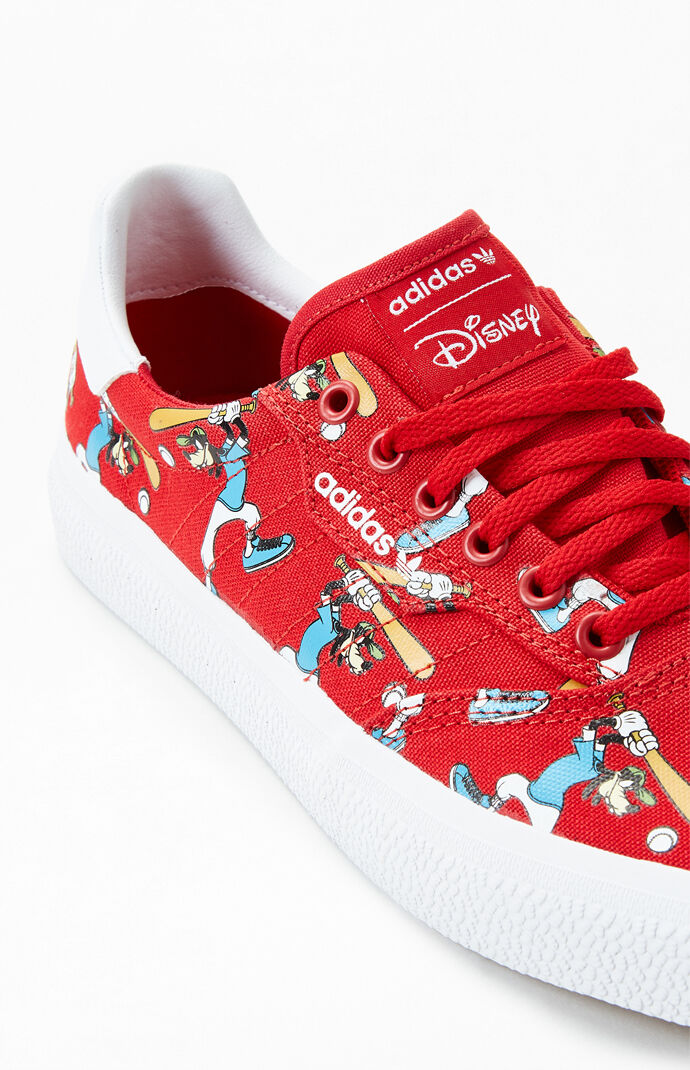 adidas 3MC x Disney Sport Red Goofy Shoes PacSun