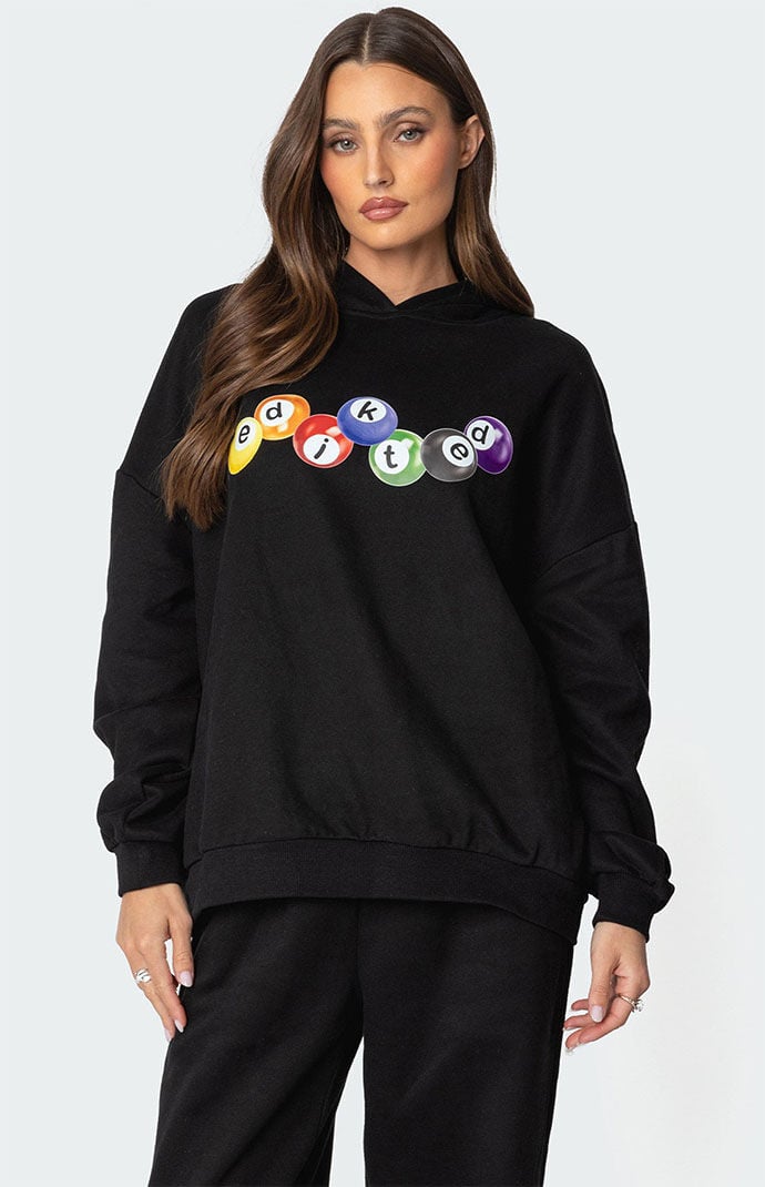 Edikted Billiard Oversized Hoodie | PacSun
