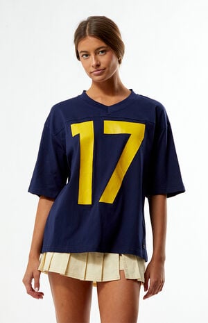 Michigan Wolverines Football Oversized T-Shirt image number 1