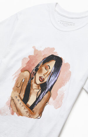 Aaliyah Watercolor T-Shirt image number 2