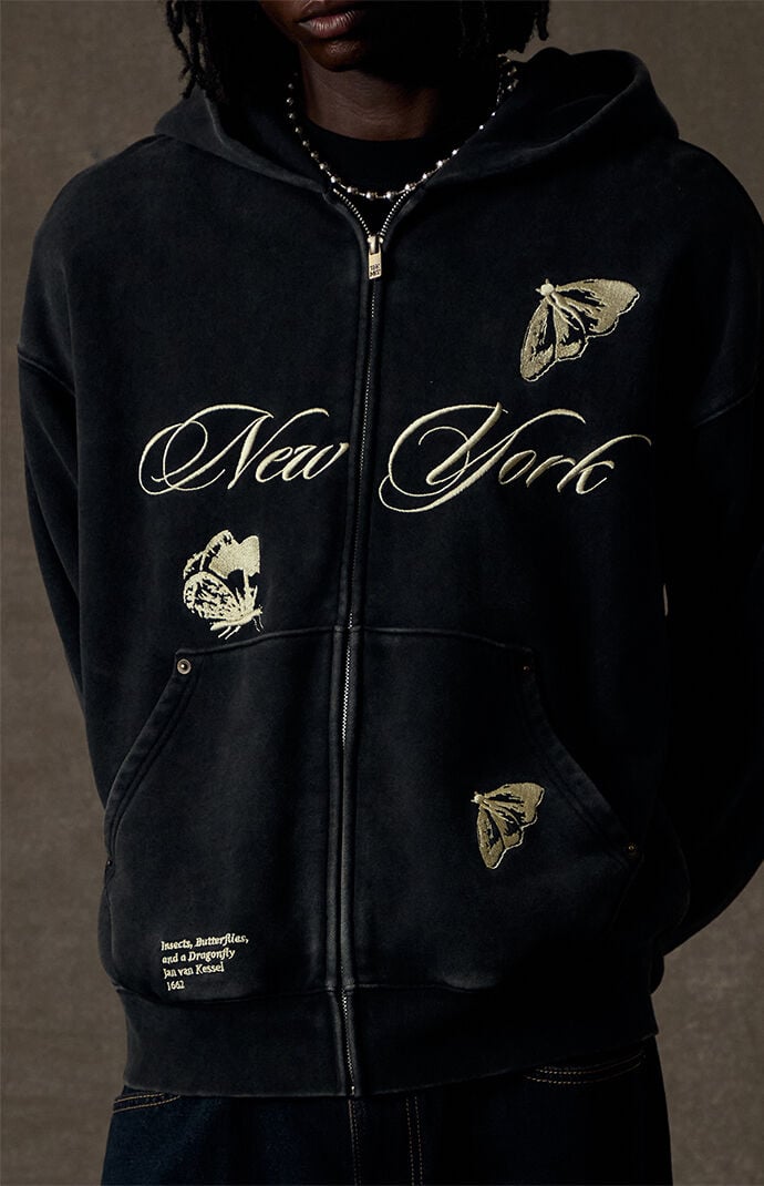 The Met x Pacsun Butterfly Zip Up Hoodie | Pacsun