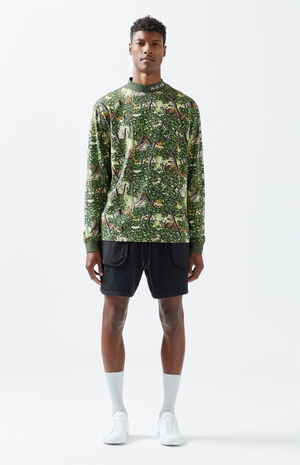 Tree Camo Long Sleeve T-Shirt image number 1