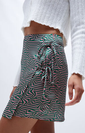 Eco Printed Tie Wrap Skirt image number 2